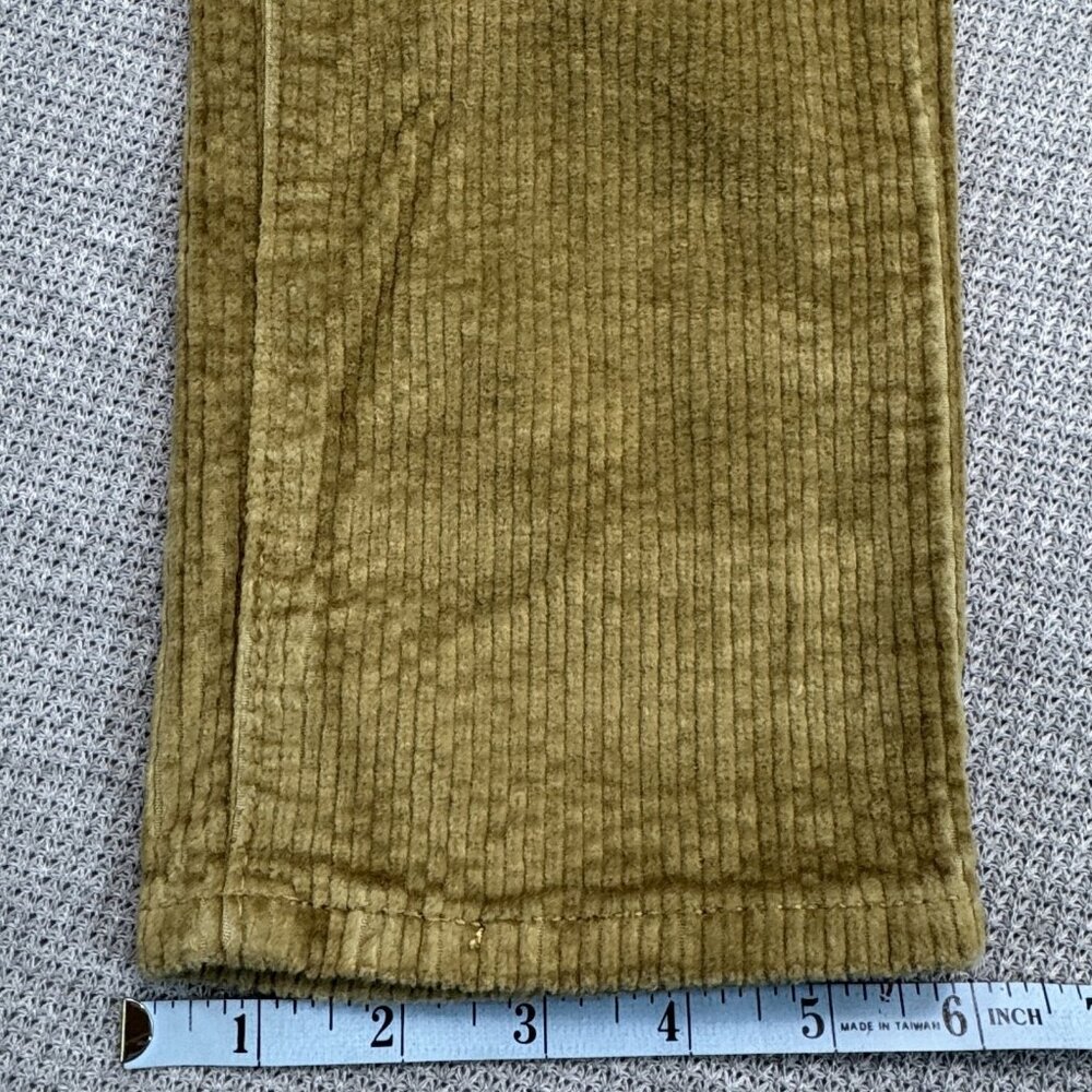Levi's Womens Size W31 L30 Corduroy Jeans Tan Straight Leg 5 Pocket Mid Rise - Picture 12 of 14